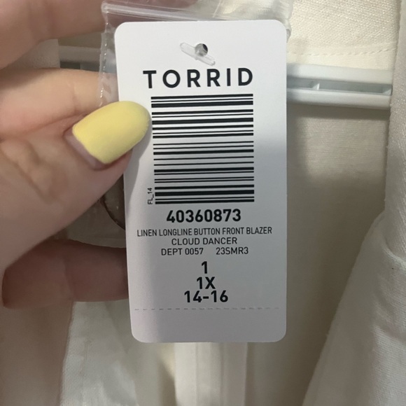 Torrid | Blazer | NWT | Size 1 (14-16) - Picture 6 of 8